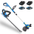Hyundai 20V 30cm Grass Trimmer and 51cm Hedge Trimmer Kit