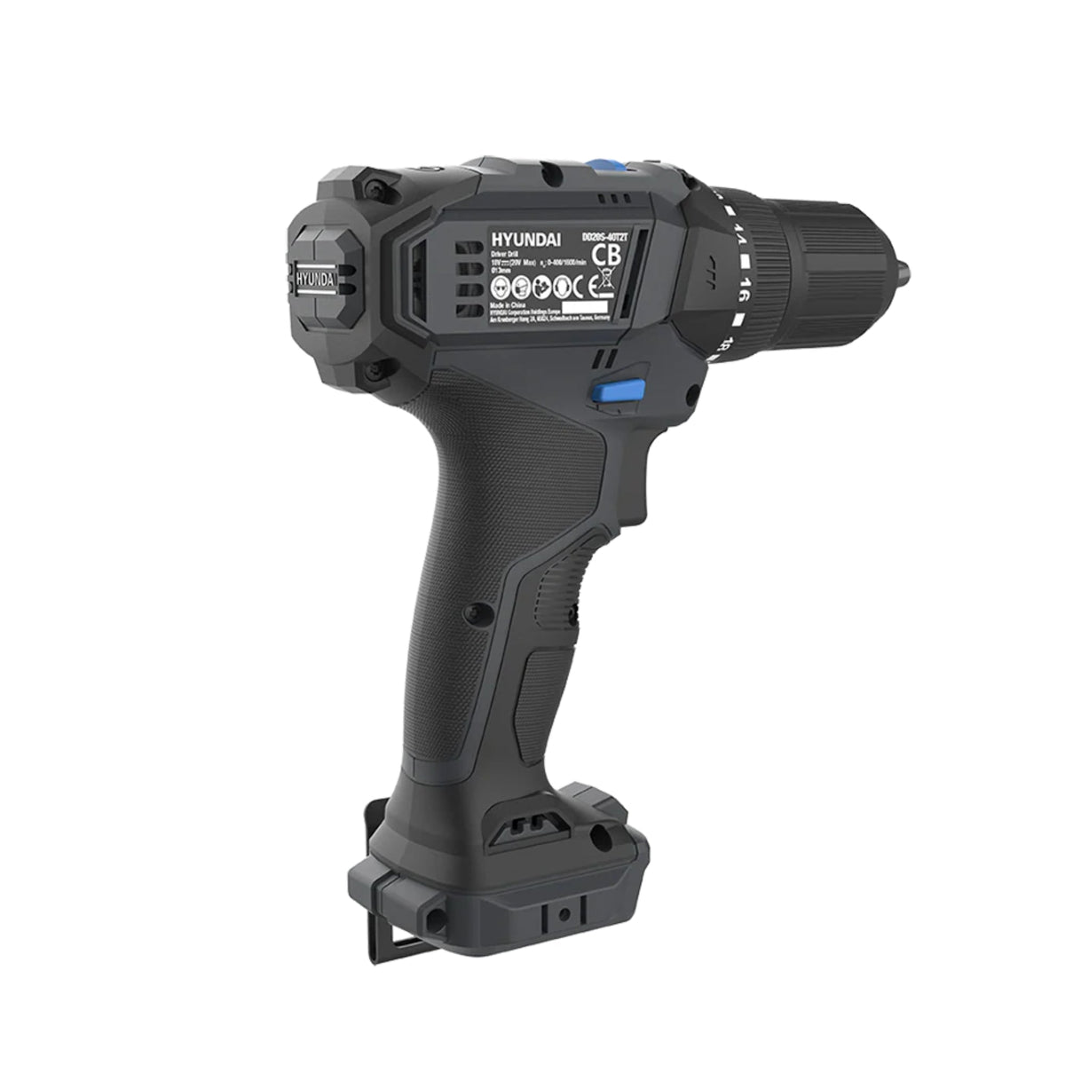 Hyundai 20V 40Nm Driver Drill Kit with Extra 4Ah Battery
