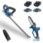 Hyundai 20V 25cm Chainsaw and 51cm Hedge Trimmer Kit