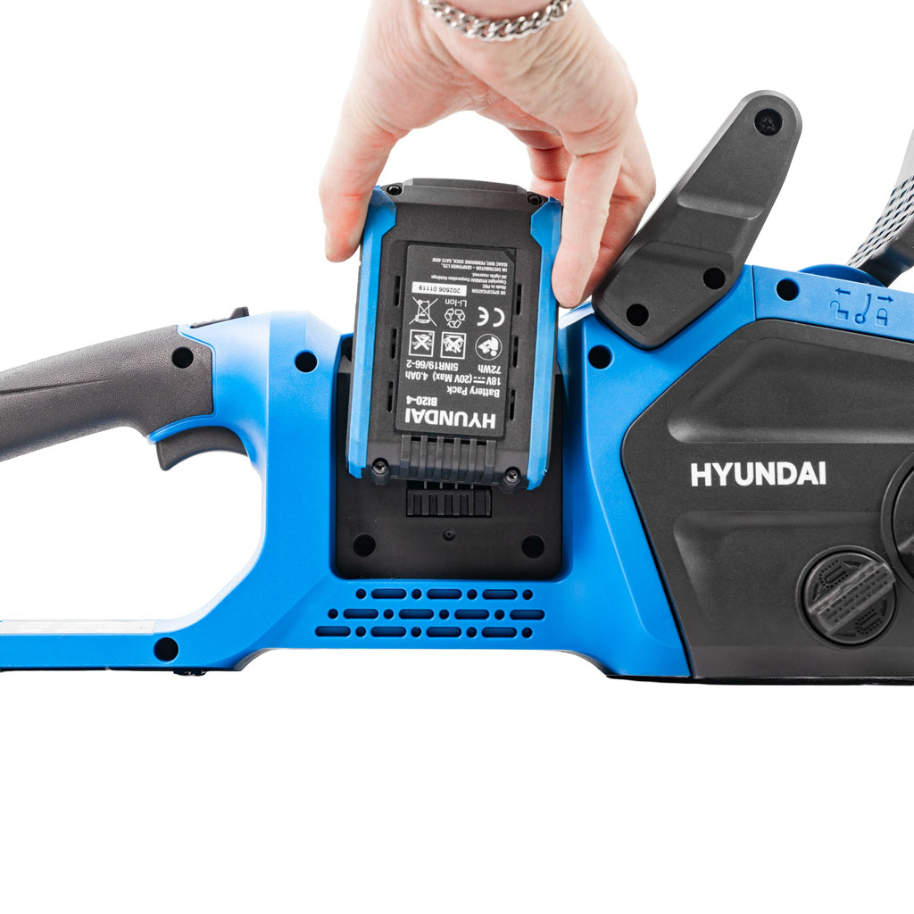 Hyundai 14in and 6in Brushless Cordless Chainsaw Kit