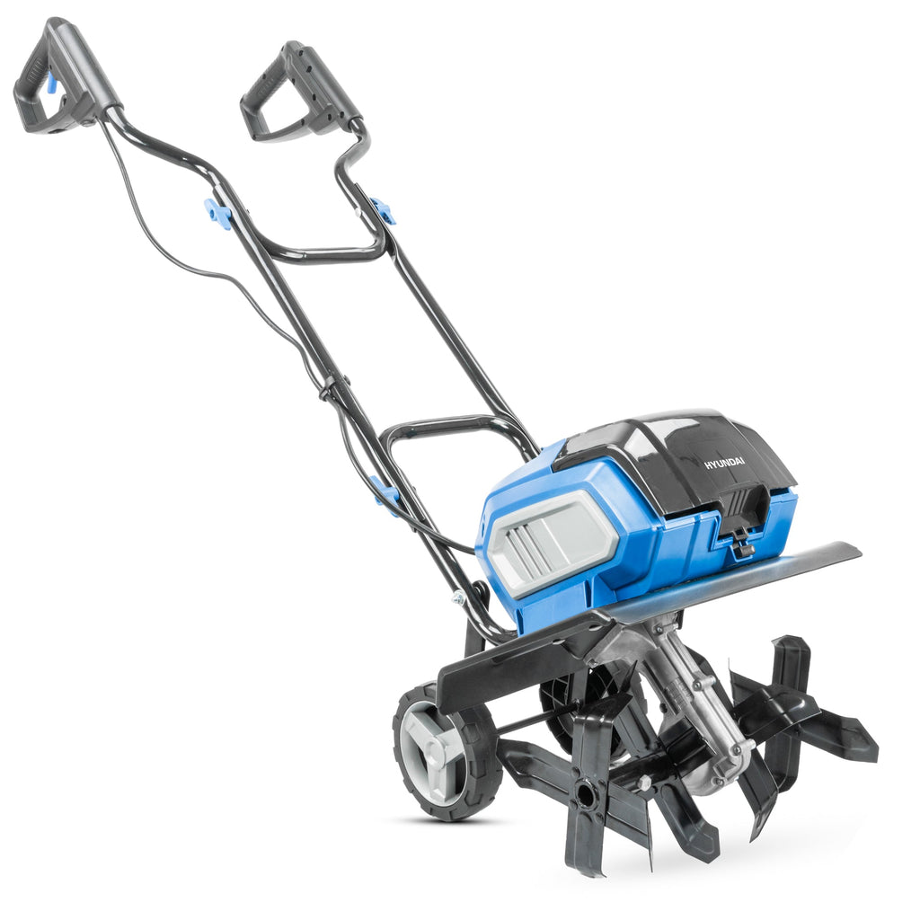 Hyundai 36cm Cordless Tiller and 30cm Grass Trimmer Kit