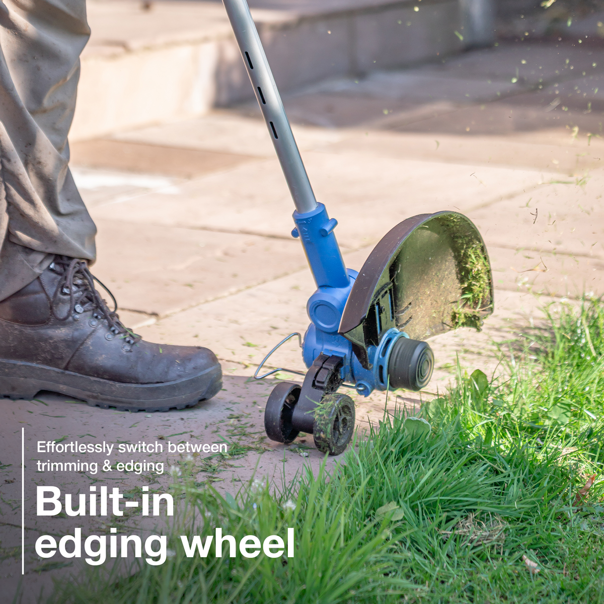 Hyundai 36cm Cordless Tiller and 30cm Grass Trimmer Kit