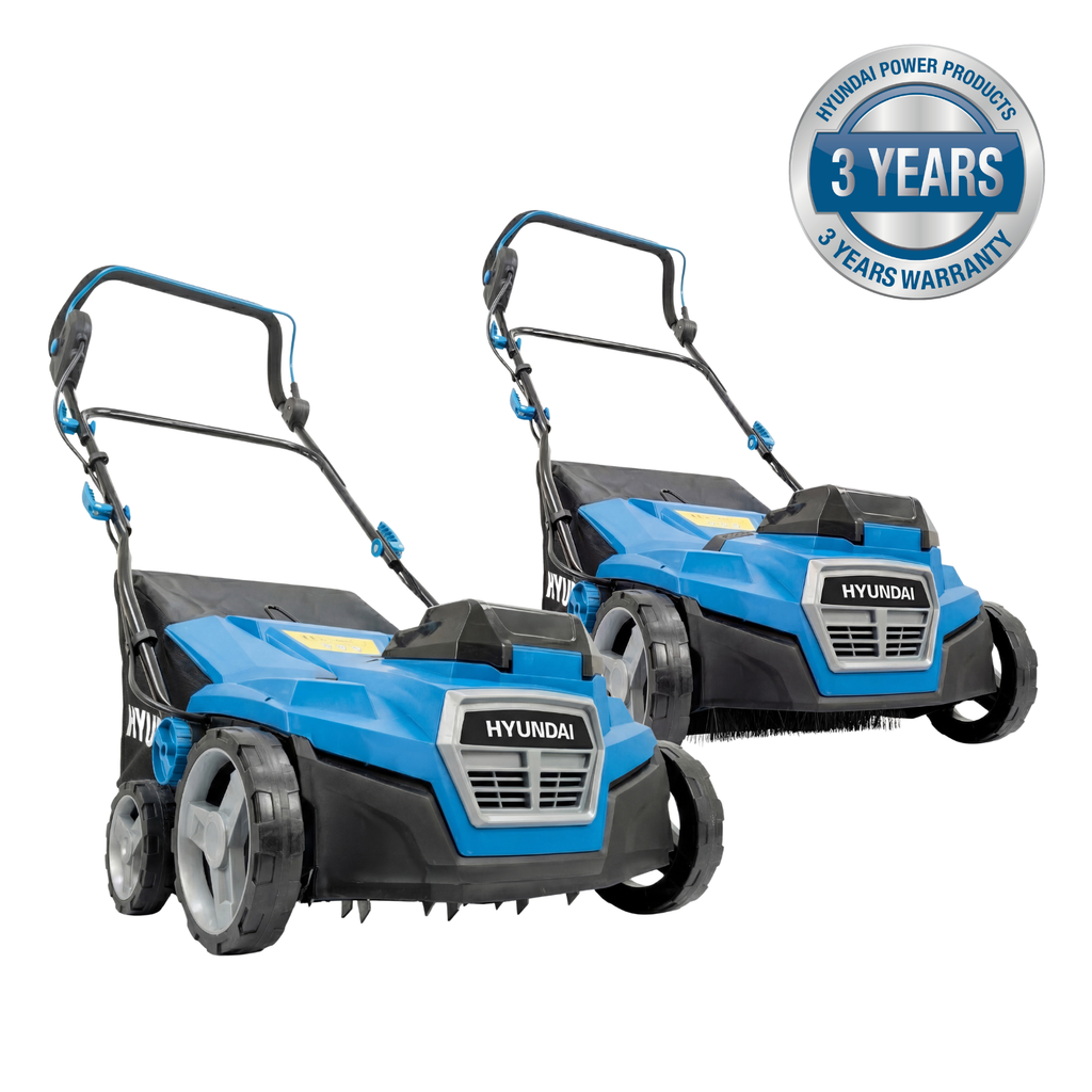 Hyundai 2x20V Scarifier and Artificial Grass Sweeper Kit