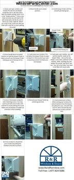 179 Sash Lock - Curved Handle Casement and Awning Window