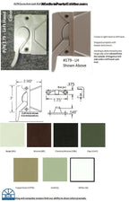 179 Sash Lock - Curved Handle Casement and Awning Window