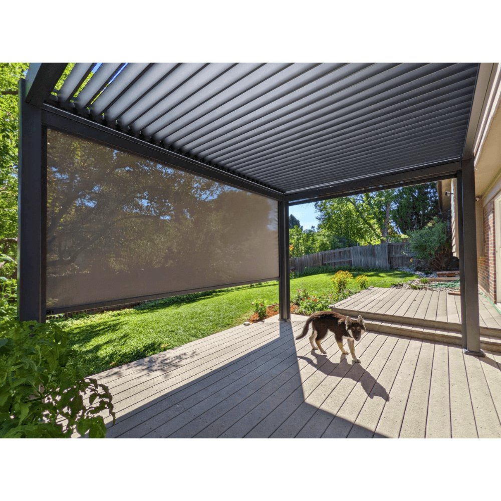 Wind/Sun Resistant Screen FOR Villa Pergola 2.0