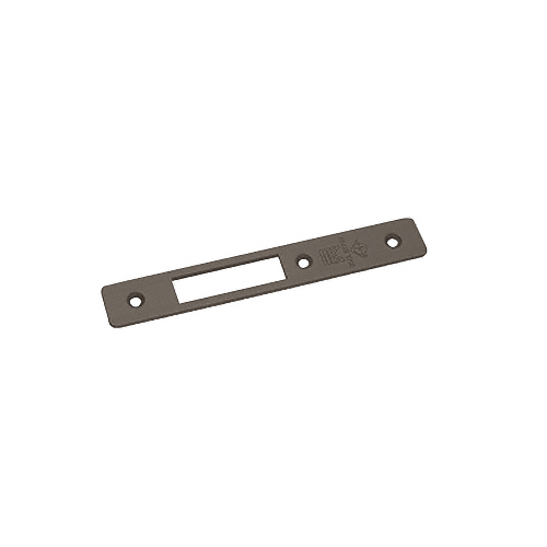 CRL Dark Bronze Flat Faceplate for MS1853H Series Hook Throw Deadlocks - 18020DU