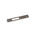 CRL Dark Bronze Flat Faceplate for MS1853H Series Hook Throw Deadlocks - 18020DU