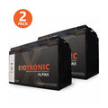 Twin Pack Exotronic 12V 180Ah Alpha IP67 Smart Bluetooth Lithium Batteries