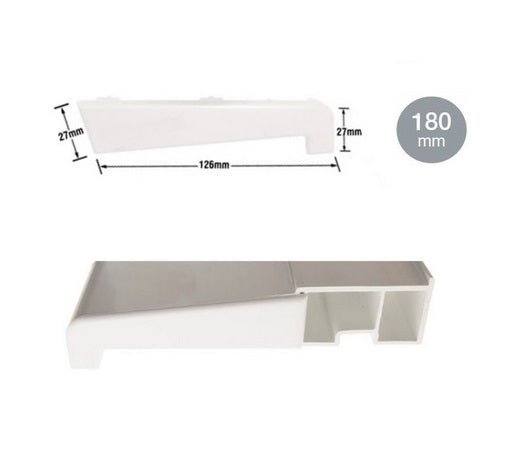 Window and Door Cill End Caps (Pair) - Various Sizes/Colours from Eurocell - Virtual Plastics Ltd.
