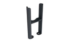 iBathUK Regency Traditional Floor Standing 3 Column Radiator Feet, High Strength Steel Gloss White 277mm