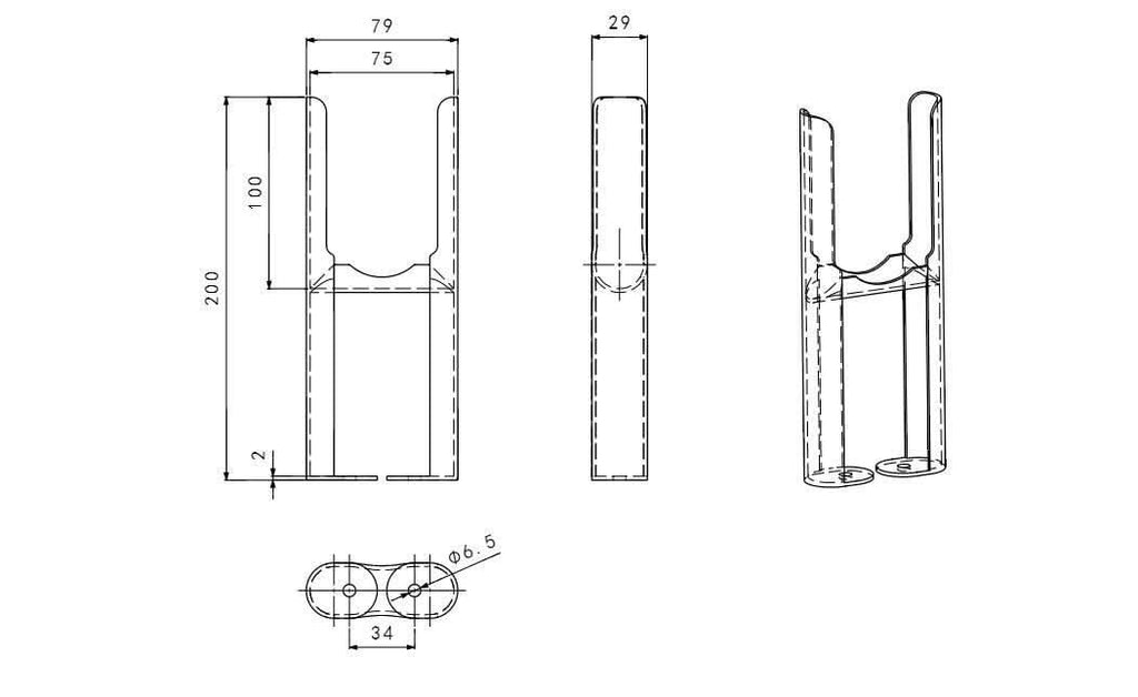 iBathUK Regency Traditional Floor Standing 3 Column Radiator Feet, High Strength Steel Gloss White 277mm