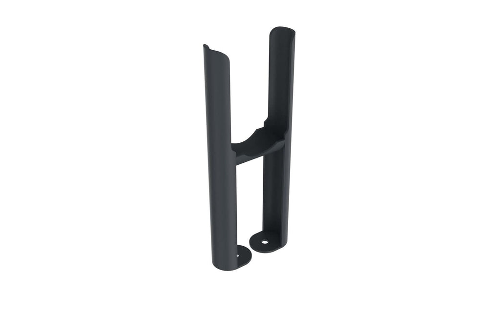 iBathUK Regency Traditional Floor Standing 3 Column Radiator Feet, High Strength Steel Gloss White 277mm