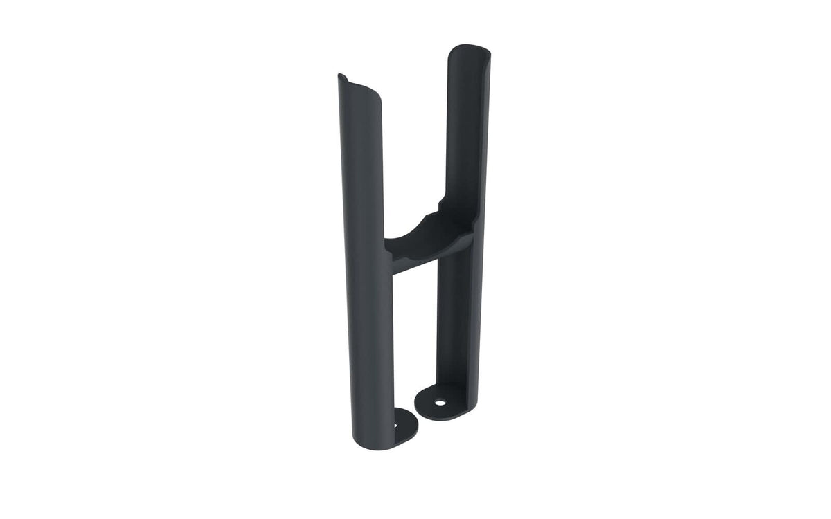 iBathUK Regency Traditional Floor Standing 3 Column Radiator Feet, High Strength Steel Gloss White 277mm