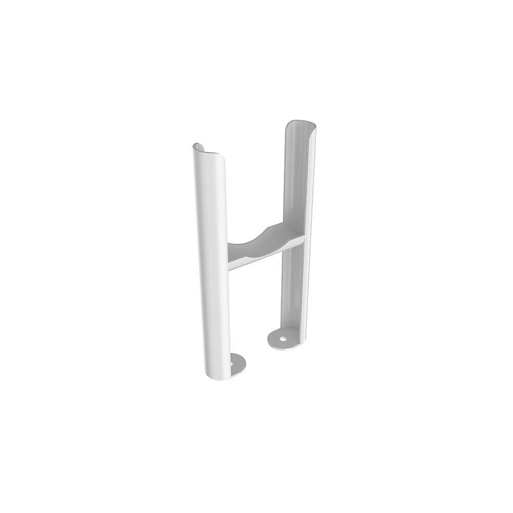 iBathUK Regency Traditional Floor Standing 3 Column Radiator Feet, High Strength Steel Gloss White 277mm