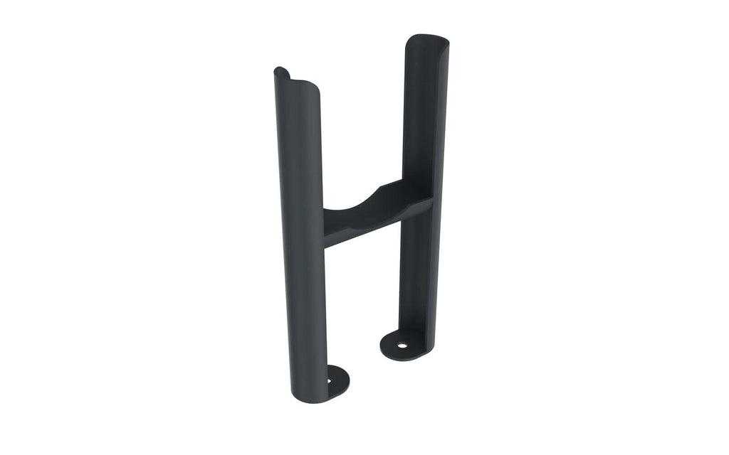 iBathUK Regency Traditional Floor Standing 3 Column Radiator Feet, High Strength Steel Gloss White 277mm
