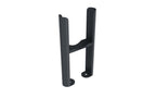 iBathUK Regency Traditional Floor Standing 3 Column Radiator Feet, High Strength Steel Gloss White 277mm