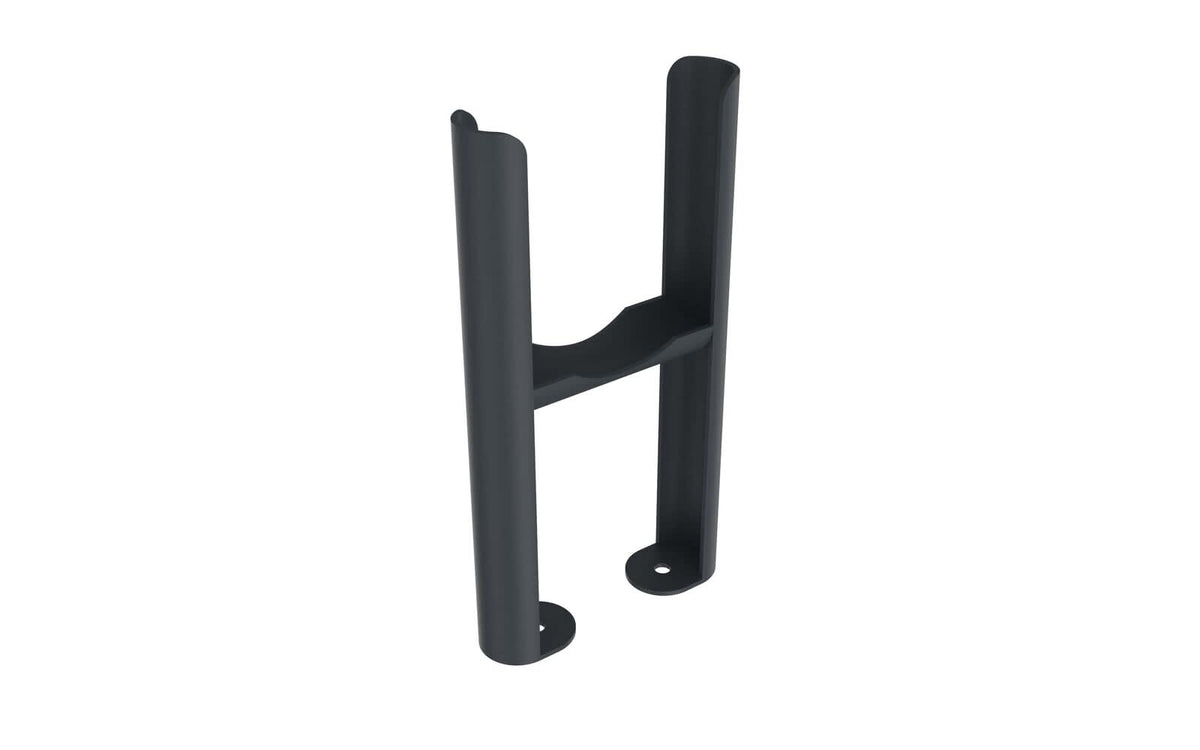 iBathUK Regency Traditional Floor Standing 3 Column Radiator Feet, High Strength Steel Gloss White 277mm