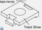 189 Track Shoe For Casement Windows