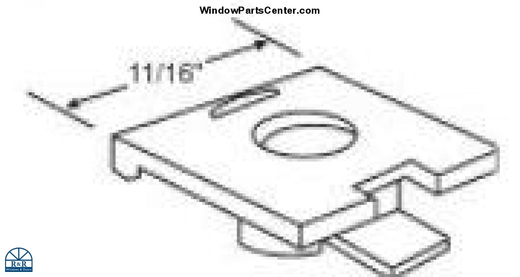 189 Track Shoe For Casement Windows