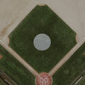 19' mound cover designed for pitcher mound protection during field maintenance
