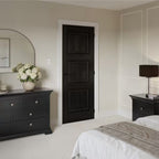 JB Kind Kedleston Black Laminate Internal Door - All Sizes