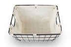Harga Medium Matte Black Wire Storage Basket