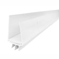 36 in. White Vinyl Adjustable Storm Door Screw-on Under Door Seal