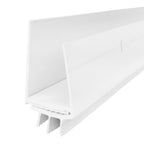 36 in. White Vinyl Adjustable Storm Door Screw-on Under Door Seal