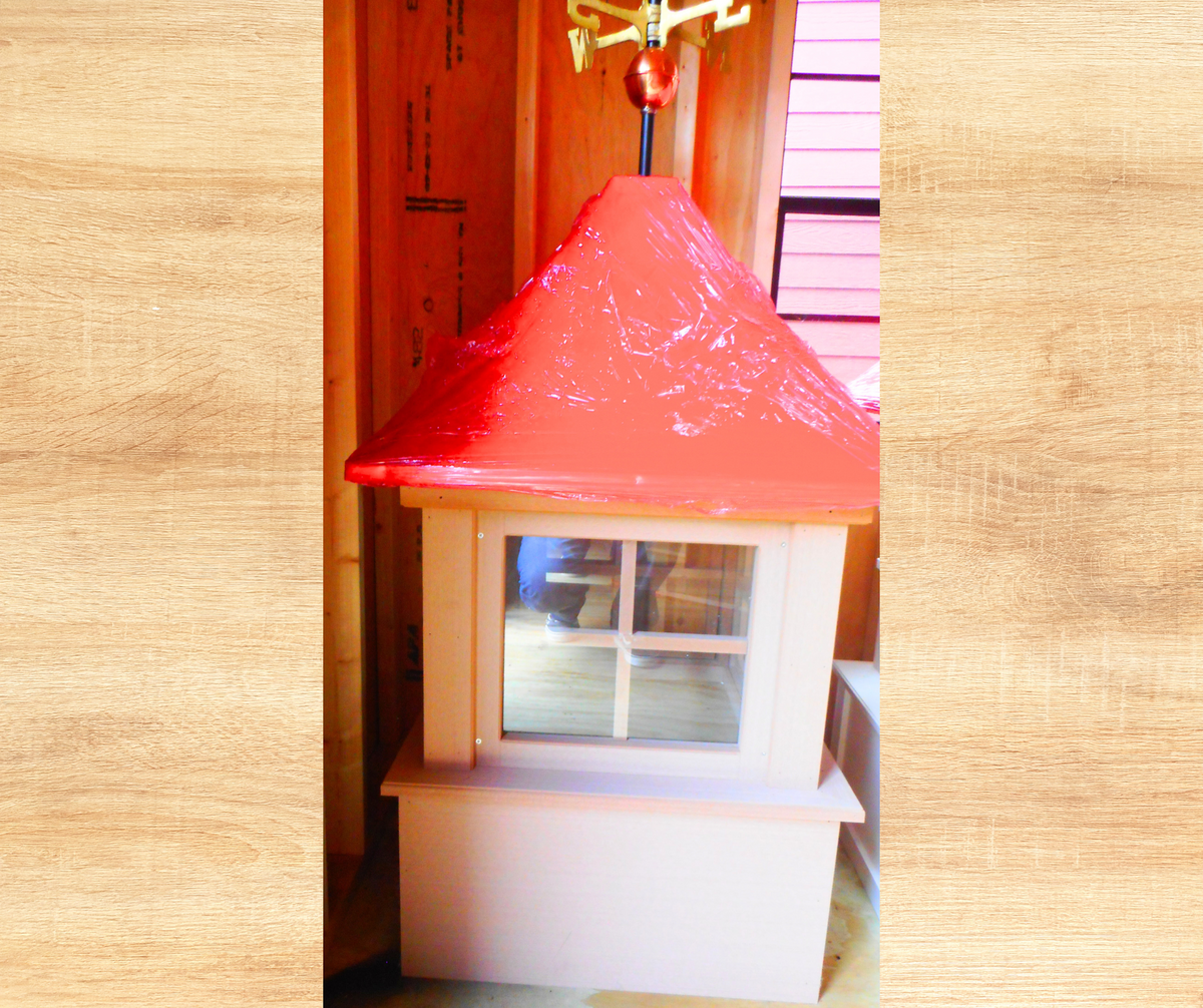 24" CEDAR PVC CARLISLE CUPOLA WITH CLEARCOAT