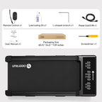 DeerRun Z10 Upgrade Full-screen Smart Walking Pad Treadmill with remote control 12% Auto Incline - Black, More Light, More Thin