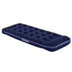 Single Flocked Airbed with Built-In Pillow