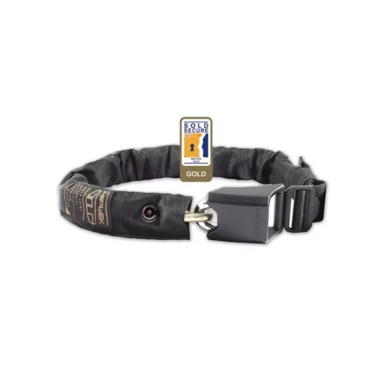 Hiplok Gold Wearable Chain Lock High Visibility