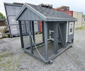 5' X 7' DURATEMP CHICKEN COOP - DARK GRAY - Garden Time