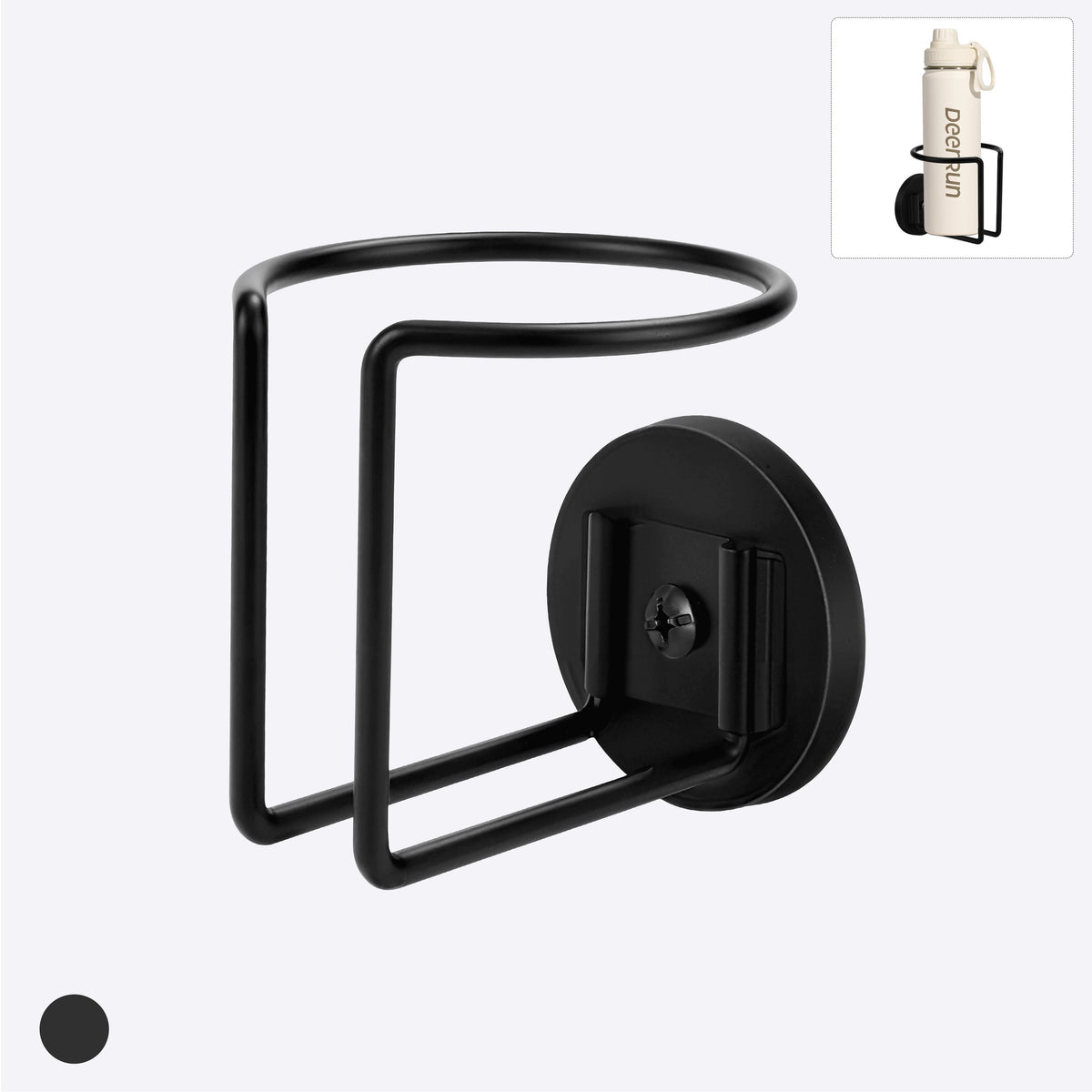 DeerRun® Magnetic Cup Holder, Keeps water bottle within reach while you exercise.