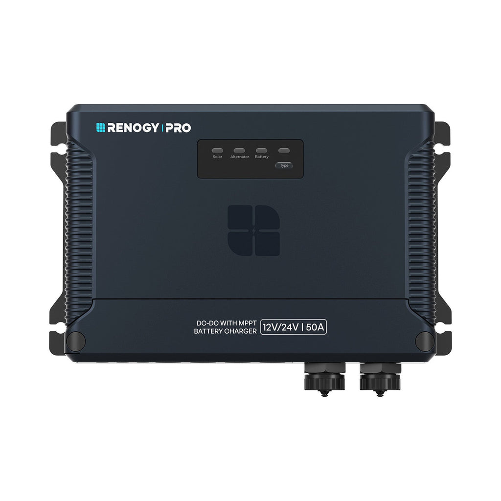12/24V 50A IP67 DC-DC with MPPT Battery Charger