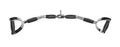 CHROME WIDE GRIP ROW WITH RUBBER HANDLES
