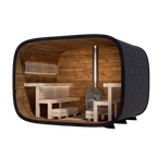 Leil Round Cube Single Sauna