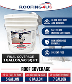 All Purpose Flex Repair 100% Silicone Roof Sealant - 1 Gallon (Pallet of 120)