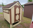4' X 6' DURATEMP CHICKEN COOP - BEIGE - Garden Time