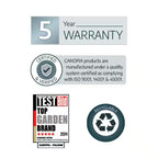 Bella 8 x 12 ft Silver Walk-In Greenhouse Kit with Diffused Polycarbonate Panels