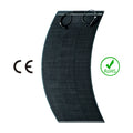 200W Semi-Flexible Perc-Shingled Solar Panel with ETFE Coating for Boats, 4WD & Mobility Vehicles
