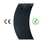 200W Semi-Flexible Perc-Shingled Solar Panel with ETFE Coating for Boats, 4WD & Mobility Vehicles