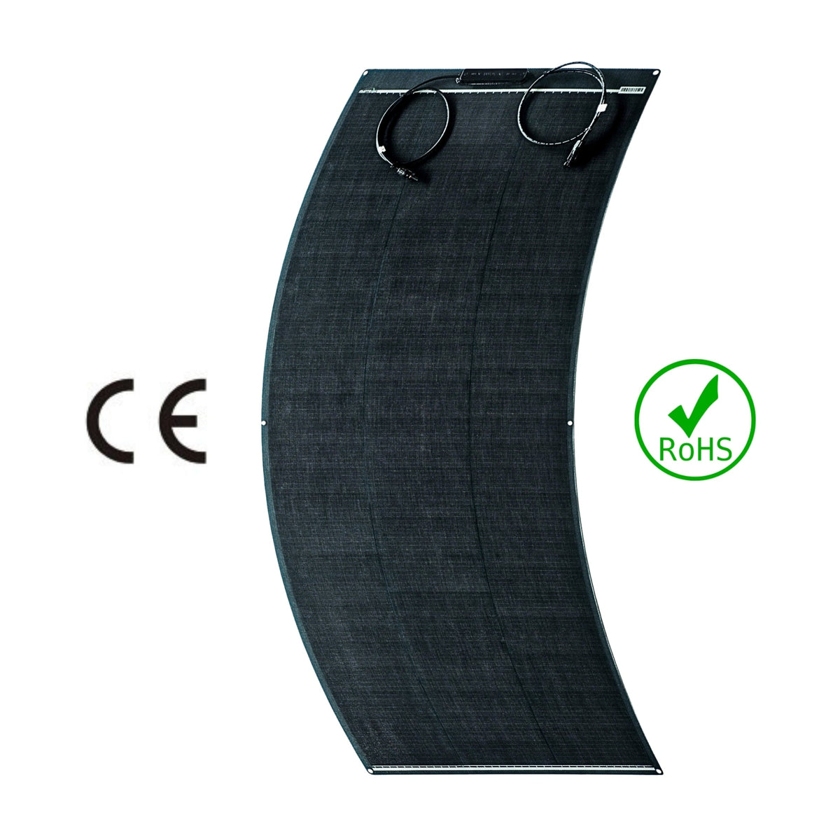 200W Semi-Flexible Perc-Shingled Solar Panel with ETFE Coating for Boats, 4WD & Mobility Vehicles