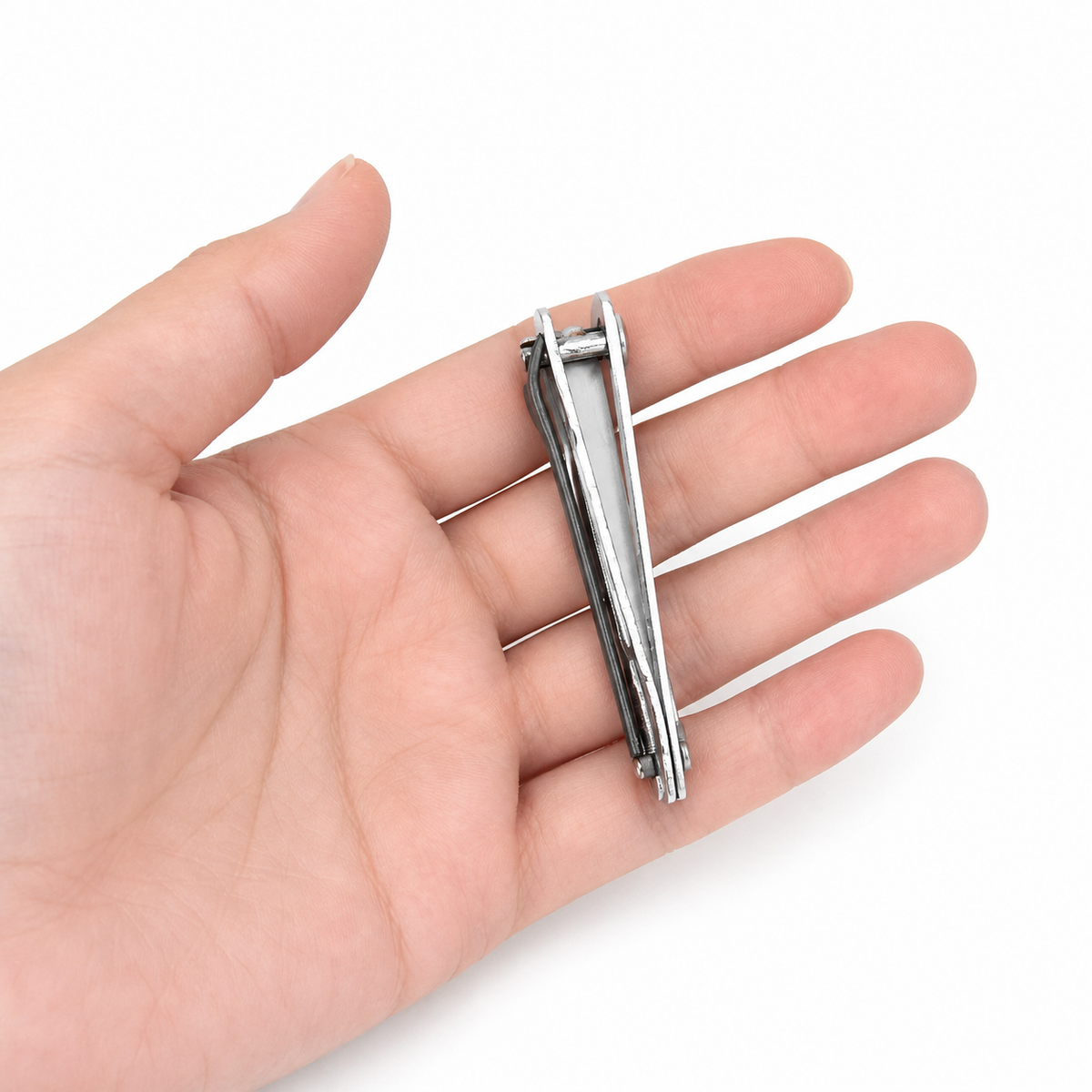 12PK Small Nail Clippers Stainless Steel Manicure Cutter Random Designs Travel