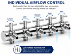 Stainless Steel Air Manifolds (4mm Inlet)