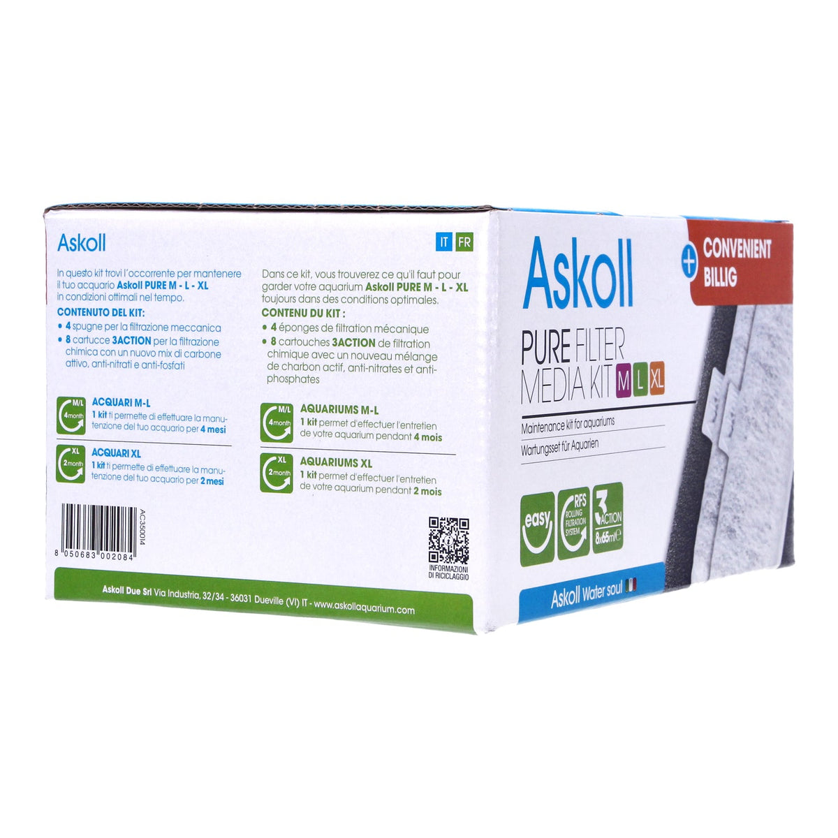Askoll Aquarium Fish Tank Media Kit