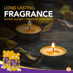 Scented Tea Light Candles | 4 Hour Burn Fragrance | 15-30 Pack