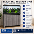 Fluval Roma 200 BT LED Aquarium & Cabinet