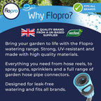 FloPro Metal Multi Spray Gun Garden Hose Nozzle